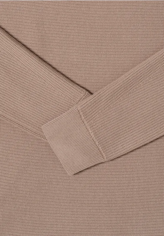 Dolman Strukturpullover urban camel