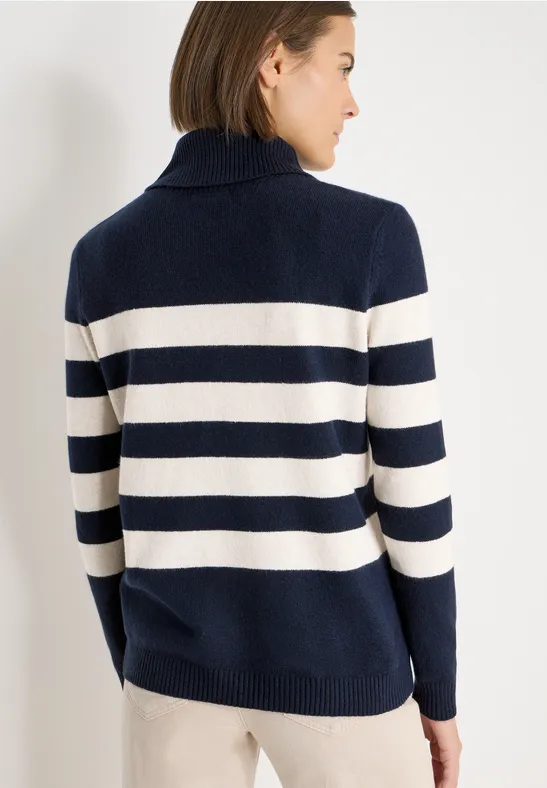 Softer Rollkragenpullover universal blue