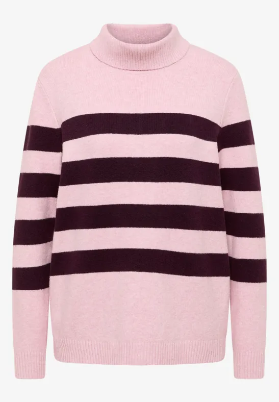 Softer Rollkragenpullover blossom glow melange