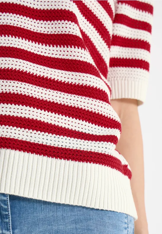 Polo à manches courtes en qualité maille glazed apple red