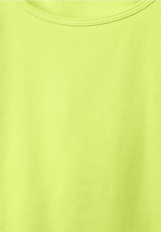 Top in Unifarbe limelight yellow