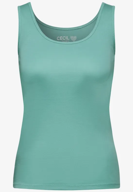 Top in Unifarbe adriatic green