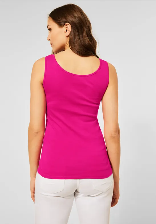 Débardeur de couleur unie raspberry pink