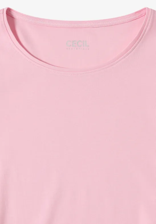 T-shirt en couleur unie blossom glow