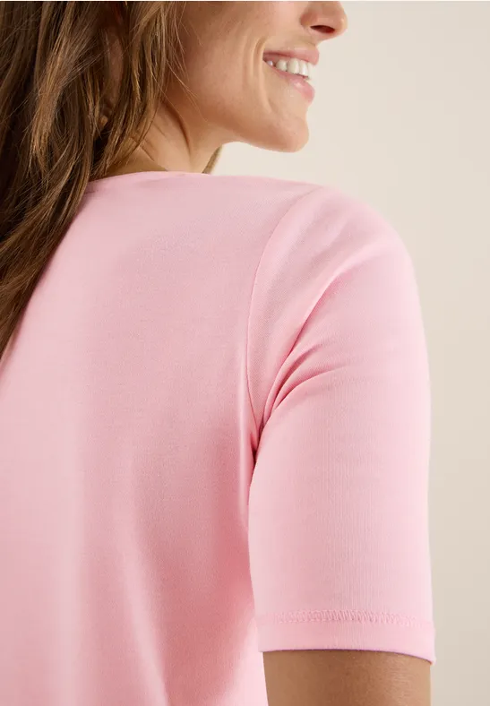 T-shirt en couleur unie blossom glow