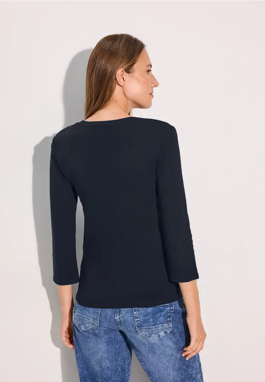 T-shirt basique en couleur unie universal blue