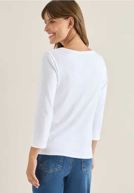 Basic onderzeeër shirt White