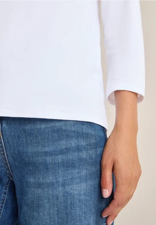 Basic onderzeeër shirt White