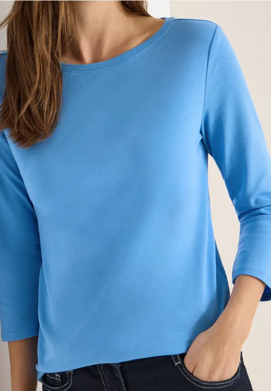 Basic U-Boot Shirt fountain blue