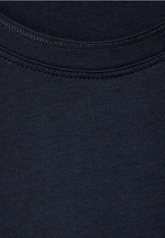 T-shirt basique à manches 3/4 universal blue