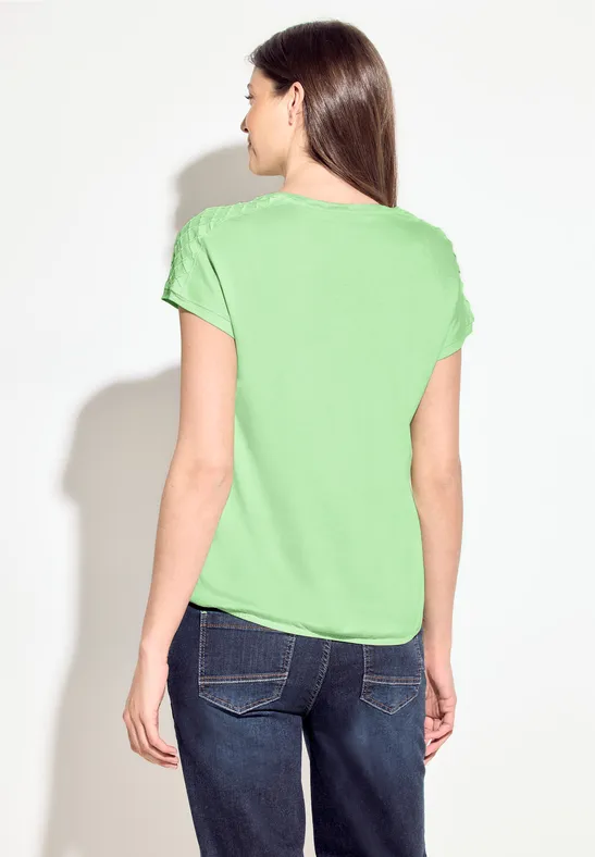 T-shirt décoratif matcha lime