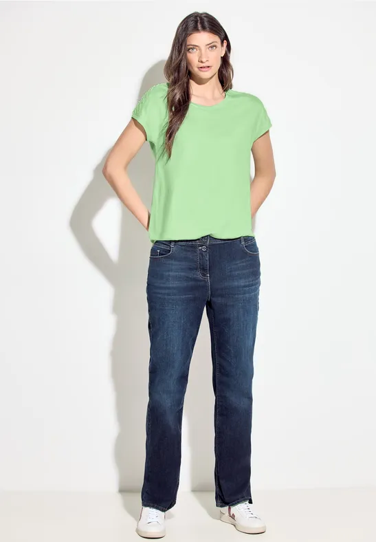 T-shirt décoratif matcha lime