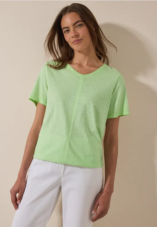 T-shirt estival matcha lime