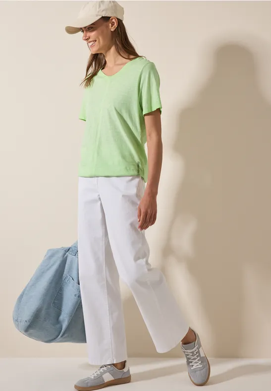 T-shirt estival matcha lime