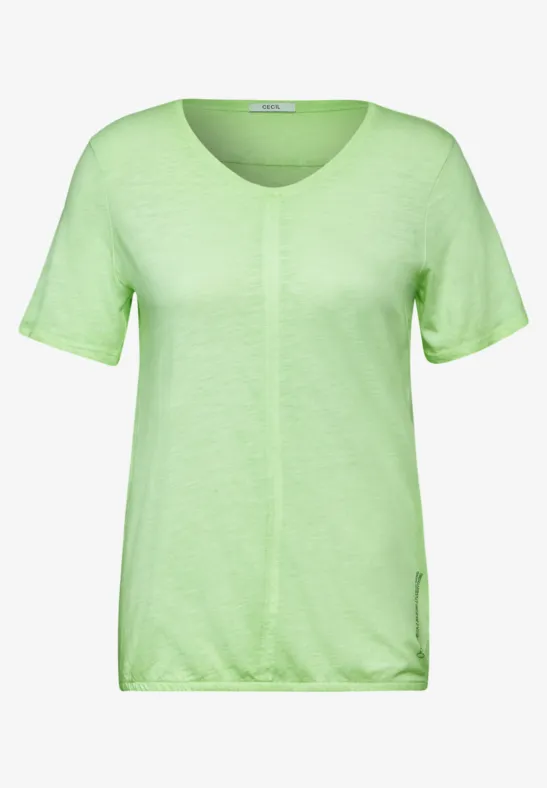 T-shirt estival matcha lime