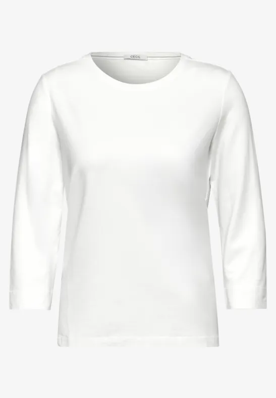 T-shirt de base vanilla white