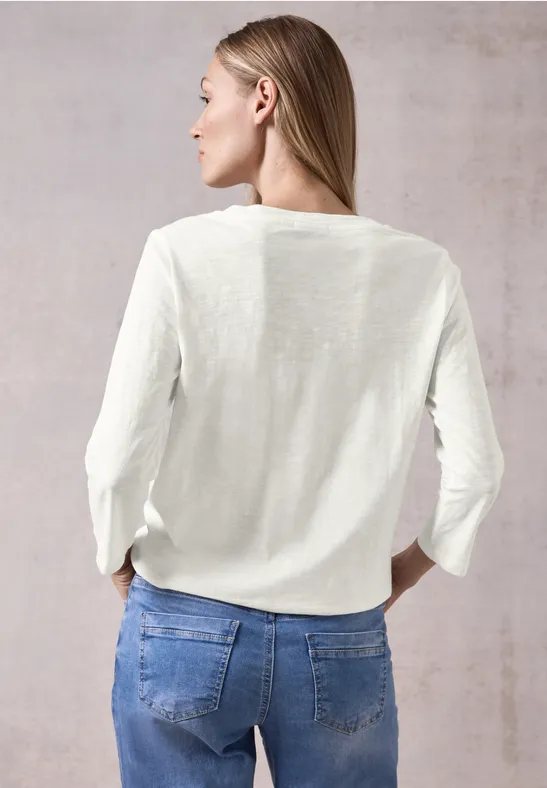 Leichte Tunika vanilla white