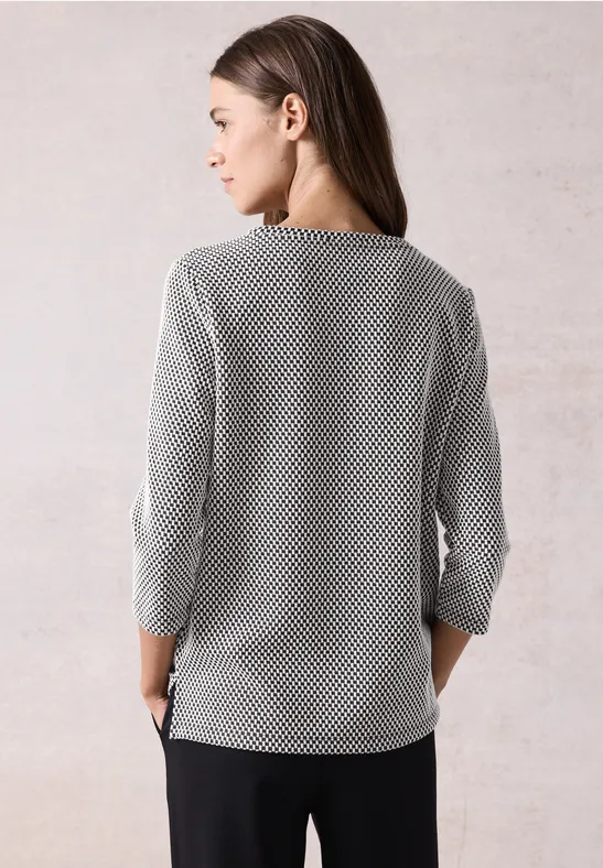 T-shirt à structure gaufrée universal blue