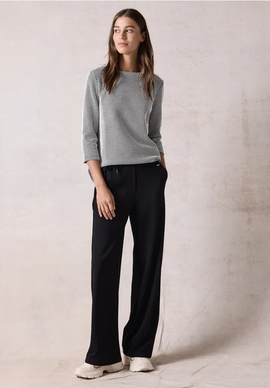 T-shirt à structure gaufrée universal blue