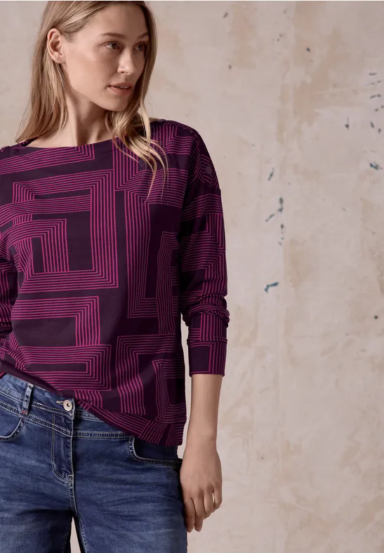 Pull en maille fine beloved berry