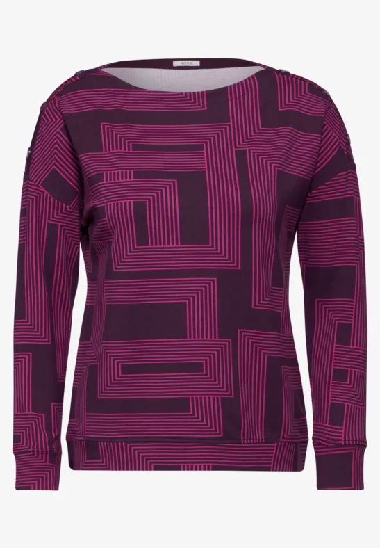 Pull en maille fine beloved berry