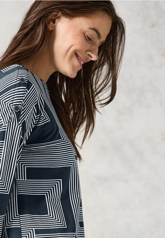 Pull en maille fine deep petrol