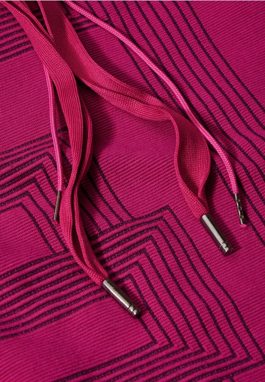 Jacquard Langarmshirt jewel pink