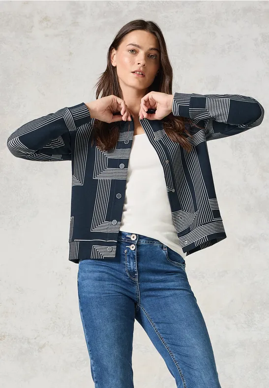 Veste structurée deep petrol