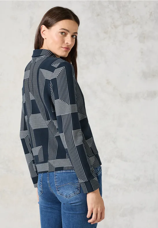 Veste structurée deep petrol
