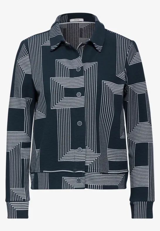 Veste structurée deep petrol