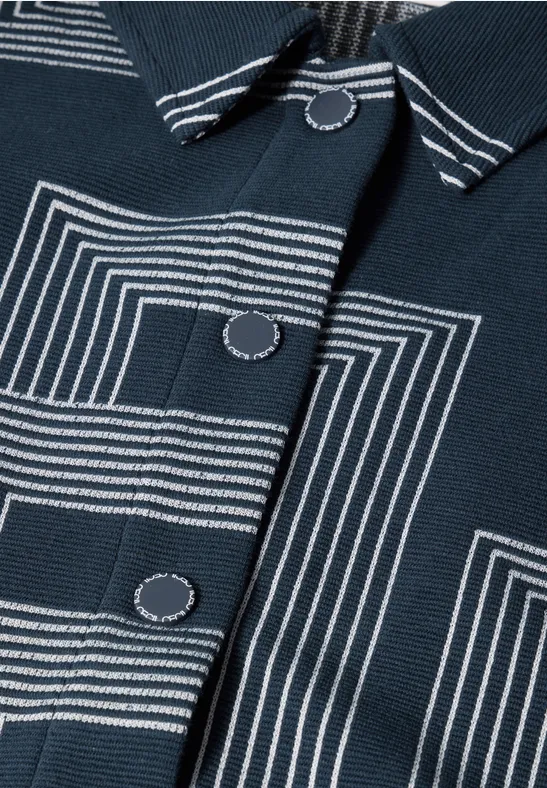 Veste structurée deep petrol