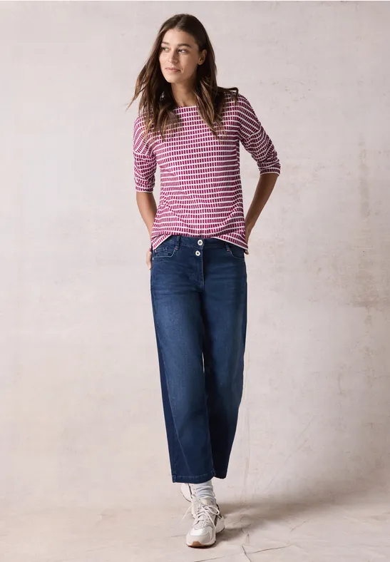 Strukturshirt jewel pink