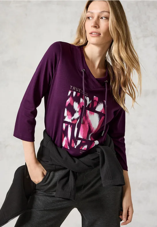 Shirt mit Print beloved berry
