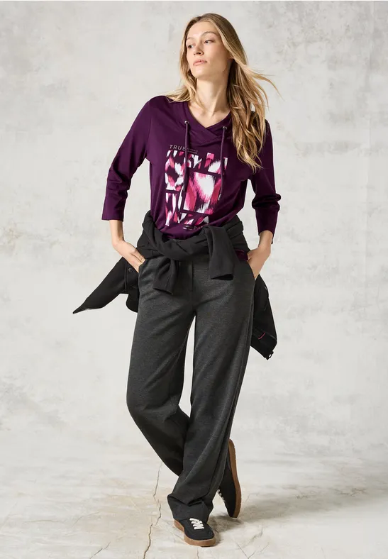 Shirt mit Print beloved berry