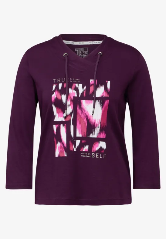 Shirt mit Print beloved berry