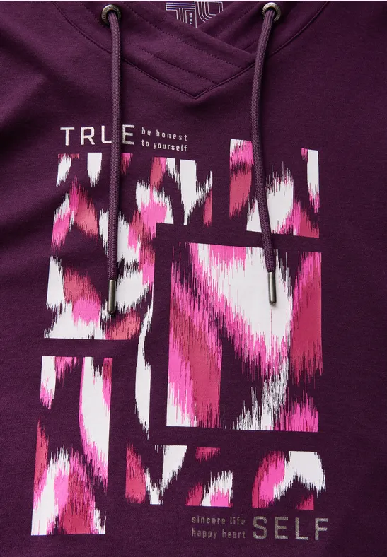 Shirt mit Print beloved berry