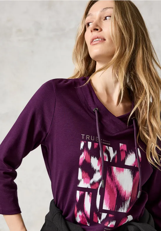 Shirt mit Print beloved berry