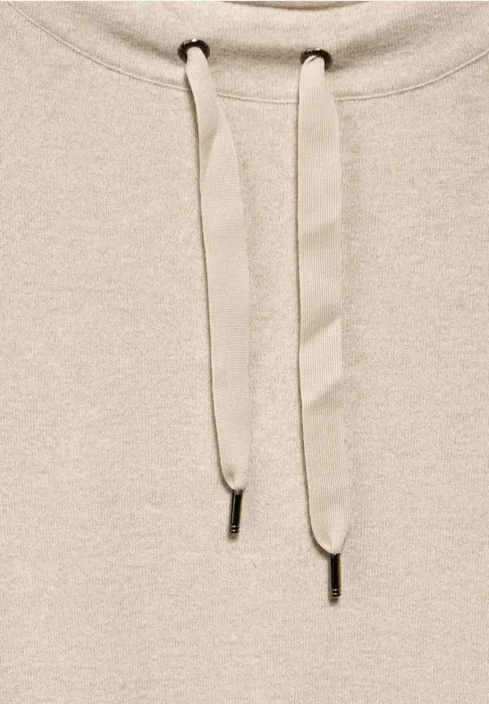 Langarmshirt alabaster beige melange