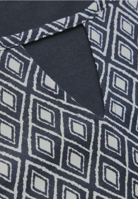 T-shirt à manches longues avec découpe deep charcoal grey