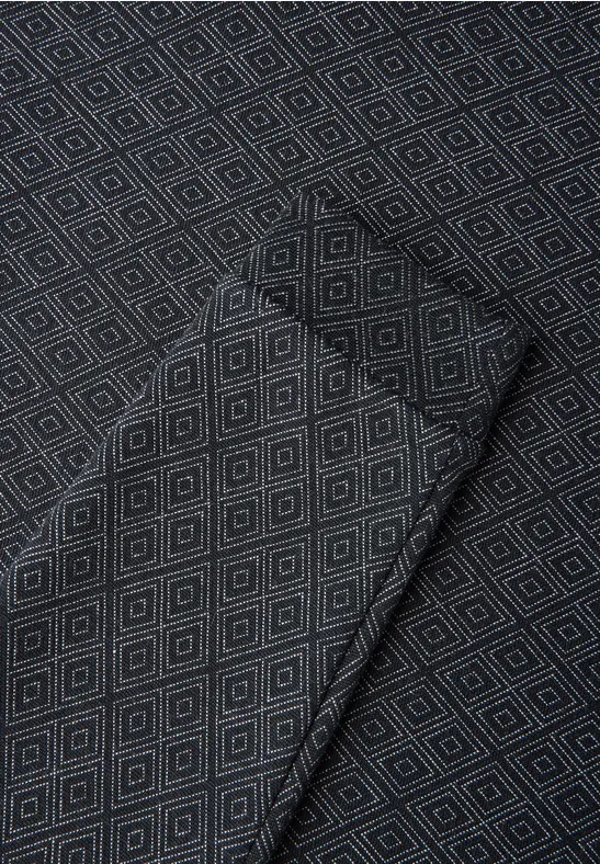 Gemustertes Langarmshirt deep charcoal grey