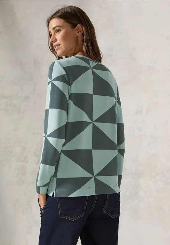 Chemise ottomane à motifs active khaki