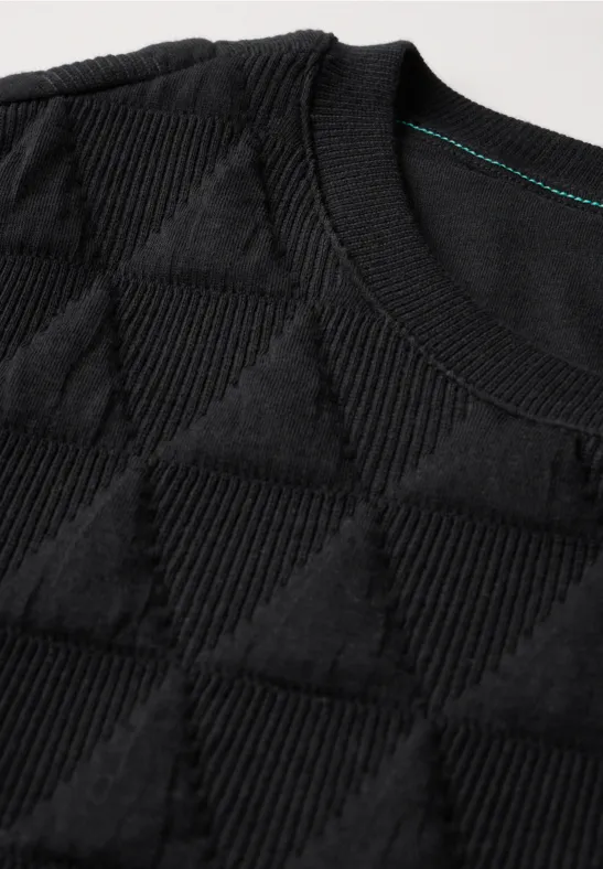 T-shirt à motif graphique Black