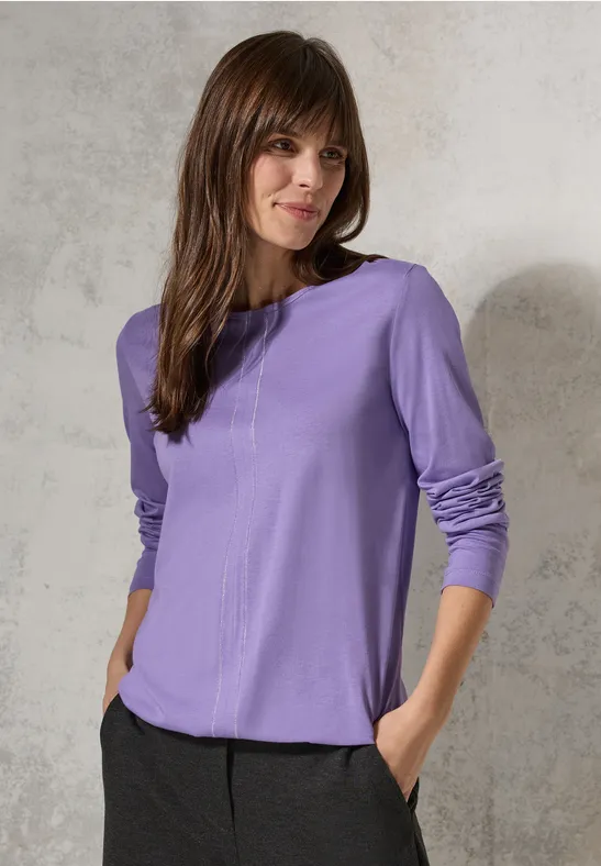 T-shirt au look tunique gentle lilac
