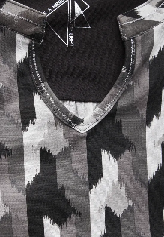 T-shirt à motifs Black