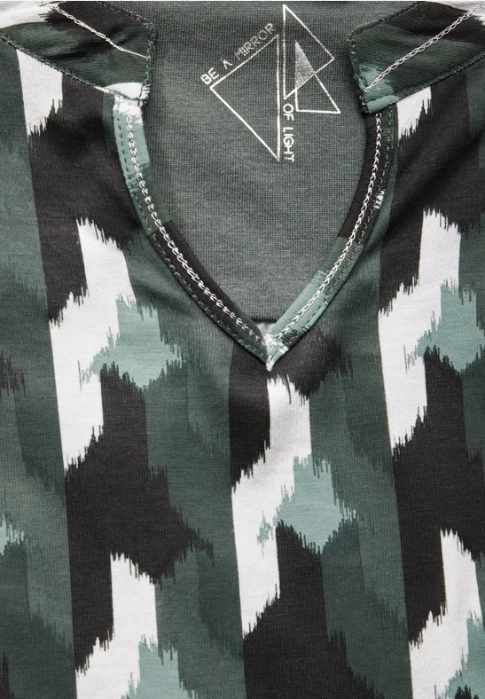 T-shirt à motifs active khaki