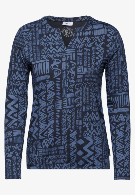 T-shirt au look tunique universal blue