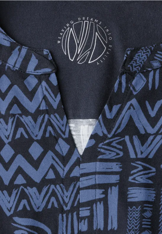 T-shirt au look tunique universal blue