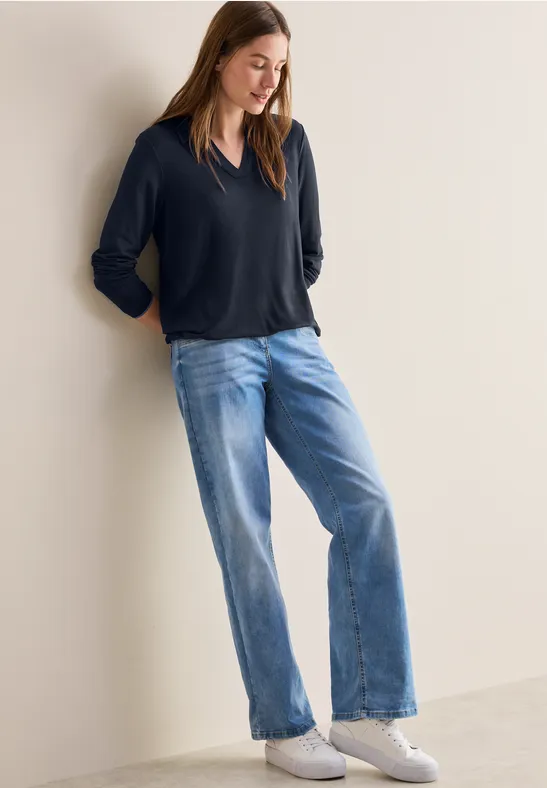 Shirt mit Hemdkragen universal blue