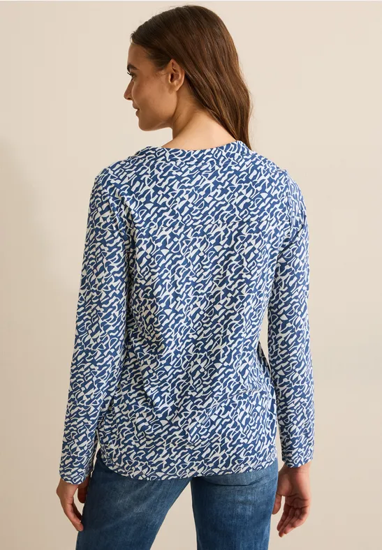 T-shirt au look tunique true navy