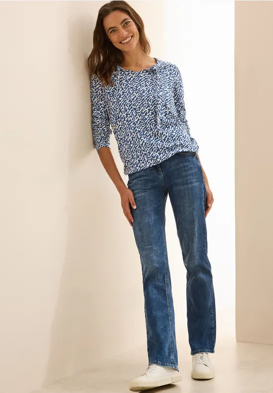 T-shirt au look tunique true navy